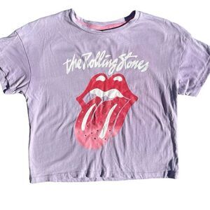 The Rolling Stones Girls Graphic Tee  Shirt Size 10-12